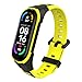 BDIG Pulsera Mi Band 6 Correas Compatible para Xiaomi Mi Band 5 & Amazfit Band 5, Colorido Suave Silicona Reloj Recambio Brazalete Impermeable Correa para Mi Band 5/MiBand 6/Amazfit Band 5