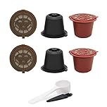6PCS for Nespresso Maker Machine Refillable Reusable Coffee Filter Capsule Pods
