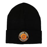 Naruto Hidden Leaf Village Black Cuff Beanie