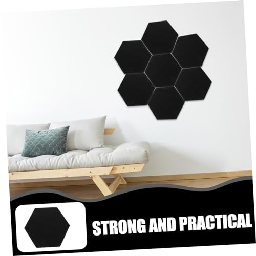 Mikinona 8pcs Paneles Acústicos de Fieltro Absorbentes de Sonido para Reducción de Ruido en Estudios, Oficinas y Hogares miniatura 5
