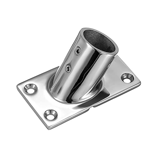 Base rectangular para barco ideal para instalar pasamanos de cubierta firmes contra el oleaje