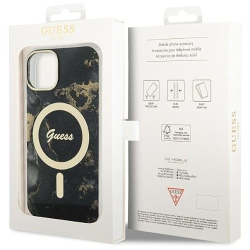 Guess Golden Marble MagSafe Coque pour iPhone 14 3666339115753 - vue 9