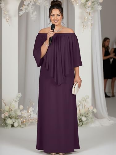 Image of KOH KOH Womens Strapless Off Shoulder Flattering Cocktail Maxi Dress Gown