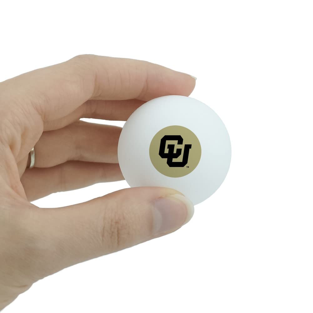 GRAPHICS & MORE University of Colorado Boulder Novelty Table Tennis Ping Pong Ball 3 Pack