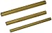 S&G Tool Aid 14270 3-Piece Drift Pin Set, Brass