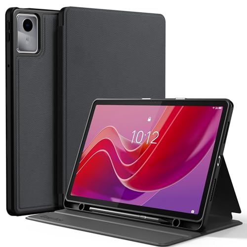 EasyAc Funda para Lenovo Tab M11 TB330 2024, Slim Folio Protectora Tablet Carcasa con Lenovo Tab M11 11 Pulgadas, Múltiples Ángulo de Visión, Negro