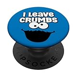 Funny I Leave Crumbs Monster Cookies Cake PopSockets Adhesive PopGrip
