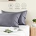 BEDELITE King Size Pillow Cases Set of 2, Rayon Derived from Bamboo, Cooling Pillow Cases for Hot Sleepers & Night Sweats, Breathable and Silky Soft Envelope Pillowcases(Grey, 20