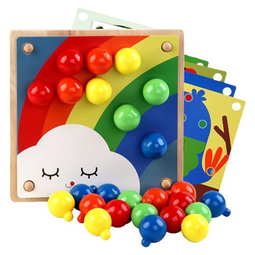 Rompecabezas infantil con botones coloridos para el desarrollo cognitivo temprano