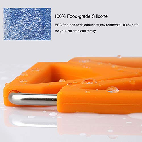 Setof5siliconetrivetmatexpandablehotpotholderwithstainlesssteelframeforhomekitchenheatresistantinsulatedhotpadscoasterstabledishmattablewareplacematforhotpansbowls Urban Country Home Decor Set of 5 silicone trivet mat expandable hot pot holder with stainless steel frame for home kitchen heat resistant insulated hot pads coasters table dish mat tableware placemat for hot pans bowls urban country home decor