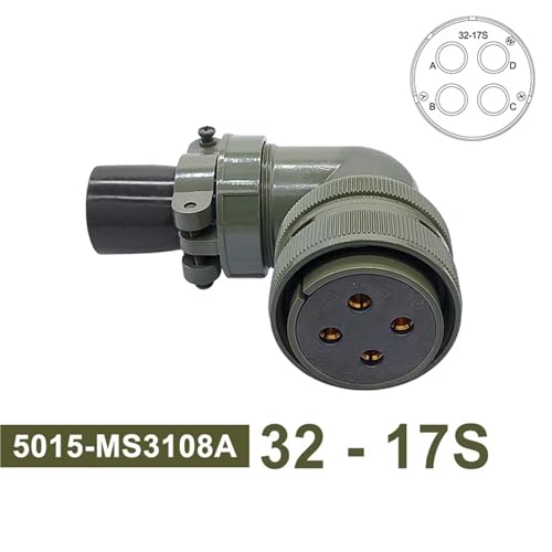 Conectores militares circulares de 4 pines modelo MS3108A 2