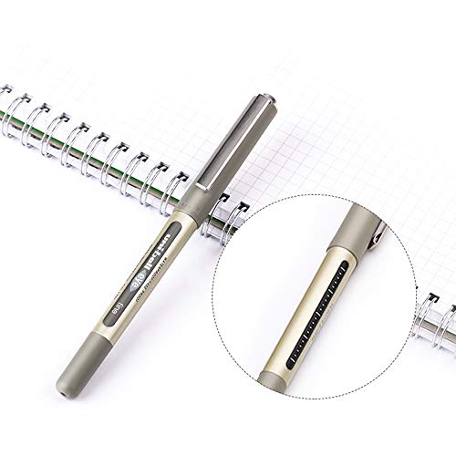 UNI-BALL Eye UB157 0.7mm Roller Ball Pen | Blue Ink, Pack of 3 (Image - 5)