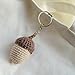 Handmade Crochet Cute Acorn Keychain Key Ring Purse Pendant Bag Charms