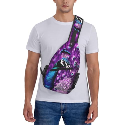 Bolso Cruzado Deportivo para Hombre Negro miniatura 7