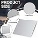 Hicarer 2 Pcs Mild Steel Sheet Cold Rolled 18 Gauge Metal Plate Weldable Metal Sheets for Professional Industrial DIY Use, Clean Surface Easy to Weld (6'' X 6'')