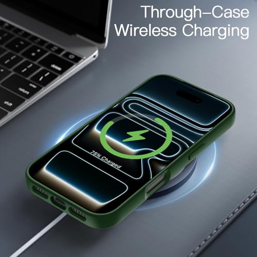 Coque iPhone 17 Pro Max givrée compatible MagSafe avec double vitre de protection