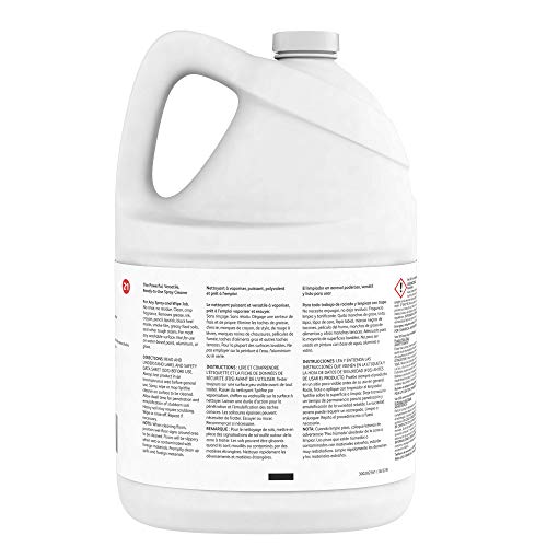 Spitfire 100870948 Professional Power Cleaner, Heavy Duty Degreaser Removes Resin, Paint, Oil, Ink, Gum, Pine Scent, Commercial, Ready-To-Use Refill, 1-Gallon (Pack Of 4) #TOP3