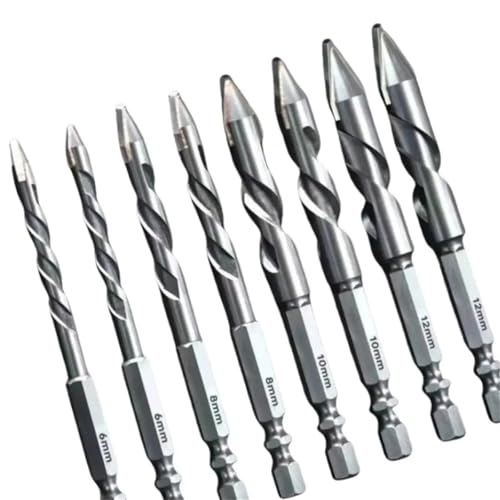 Foret excentrique haute dureté 8mm pour perçage de précision du verre et carrelage