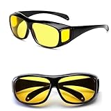 【Reduzierung von Blendung bei Nachtfahrten】Unsere Nachtbrillen helfen, Blendung durch Scheinwerfer zu minimieren. Ideal für das Fahren bei schlechten Lichtverhältnissen, bieten sie ein ausgewogenes Verhältnis zwischen polarisiertem Licht und Sichtfeld, um Ihre Sicherheit auf der Straße zu gewährleisten.