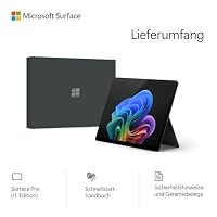 Microsoft Surface Pro | Copilot+ PC | 13” OLED Touchscreen | Snapdragon® X Elite (12 Kerne) | 16GB RAM | 512GB SSD | neuestes Modell, 11. Edition | Schwarz (Netzteil separat erhältlich) – Ansicht 6