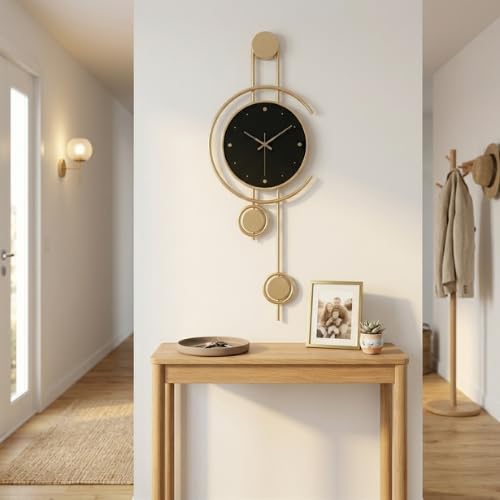 Premium wall Clock for Hall and Home Decor | Battery Operated wall Clock | Modern Clock for Living Room Stylish | Silent wall Clock for Bed Room | Large Analog Display-picture-18
