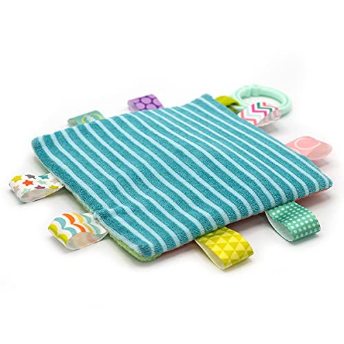 Image of Taggies Soothing Sensory Crinkle Me Toy with Baby Paper and Squeaker, Painted Pony, 6.5 x 6.5-Inches