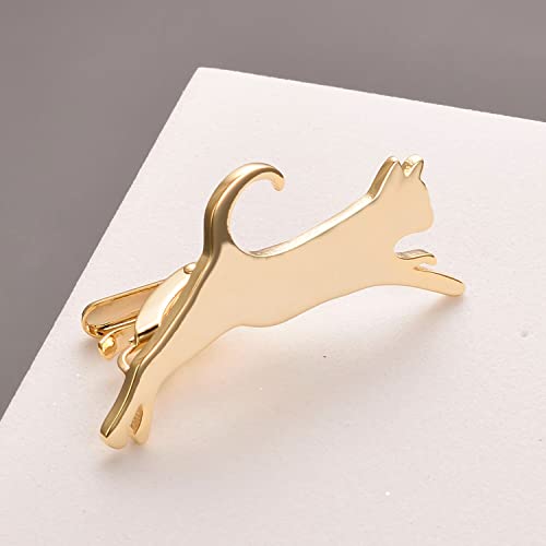 Image of Unique Insect Tie Clip for Men Bee Fish Butterfly Turtle Ladybug Novelty Tie Bar Silver Gold Animal Party Anniversary Jewelry Gift