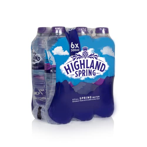 Highland Spring Still Spring Water, 6 x 500ml