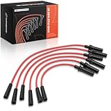 A-Premium 6 PCS Spark Plug Wires Compatible with Dodge Grand Caravan 2001-2010, Caravan 2001-2007 & Chrysler Town & Country 2001-2010, Pacifica 2005-2008, Grand Voyager & Volkswagen Routan, Red
