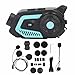 Motorcycle Helmet Headset, 6 Person Intercom Multifunctional Night Helmet Intercom Headset for Cycling