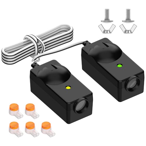 Garage Door Sensor, Malictele Garage Door Safety Sensor Beam Eyes Compatible with Liftmaster Sears...