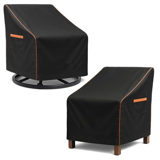 Outdoor Waterproof Patio Chair Covers, 2-Pack