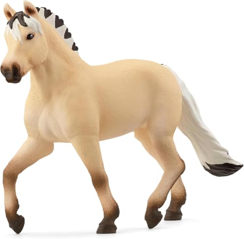 schleich HORSE CLUB Norsk fjordhäst, sto, från 5 år, 13980 - Leksaksfiguren, 4 x 14 x 10 cm