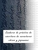 Cuaderno de práctica de escritura de caracteres chinos y japoneses: aprender a escribir hanzi, kanji hiragana y katakana en este papel cuadriculado en blanco (120 páginas, 8.5 'x 11')