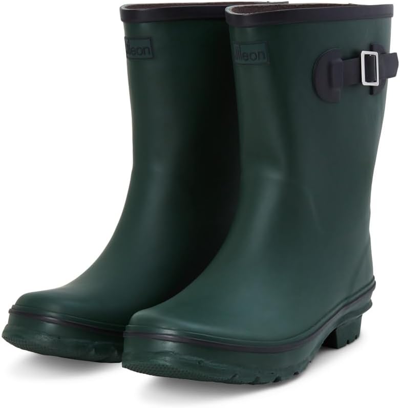 Jileon Half Height Wide Calf Rain Boots for Plus Kuwait Ubuy - Main Image