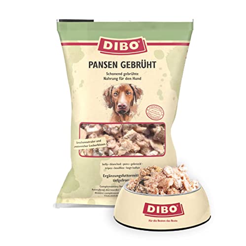 DIBO Pansen gebrüht, 10 x 2.000g-Beutel, Tiefkühlfutter, gesunde, natürliche Ernährung für Hunde, Hundefutter, Barf, B.A.R.F.