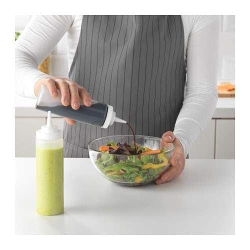 Ikea GRILLTIDER Squeeze bottle, 2 Pack [Plastic/transparent]