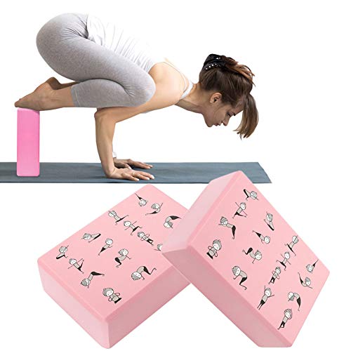 Pilates Block Yoga Block And Bricks Support Deepen for Yoga Pilates Blocks Yoga Support Blocks Yoga Block Set Yoga Starter Kit Yoga Blocks pink,1pc