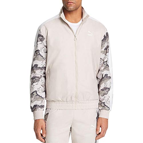 PUMA Wild Pack Woven Full Zip Jacket Chaqueta, Piel de Elefante, L para Hombre