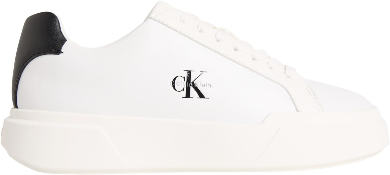 Calvin Klein Damen Cupsole Sneaker Chunky Laceup aus Leder