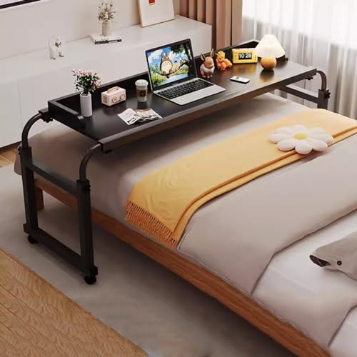 Table médicale à roulettes et plateau de nourriture pour un dimanche au lit