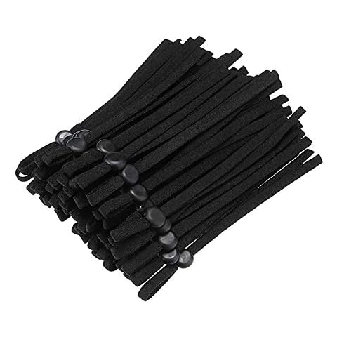 KABAKE Black Sewing Elastic Band Cord Cover