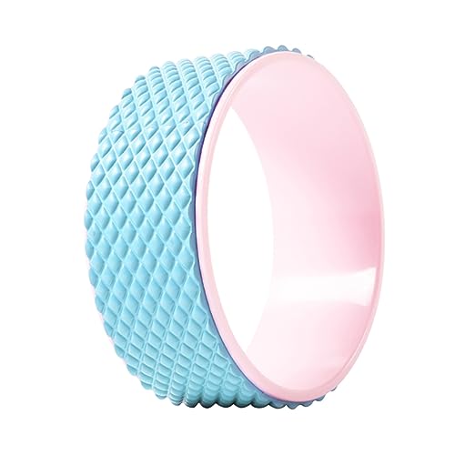 ノーブランド品 ピラティスリング ヨガホイール バックベンドトレーニング ヨガエクササイザー ローラー 女性用 ヨガグッズ 自宅トレーニング