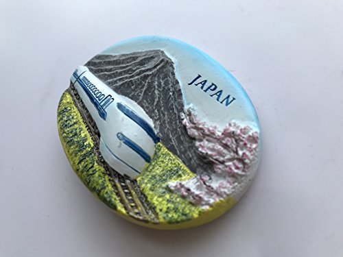 Imán decorativo 3D Japan Shinkansen 5x7 cm miniatura 5