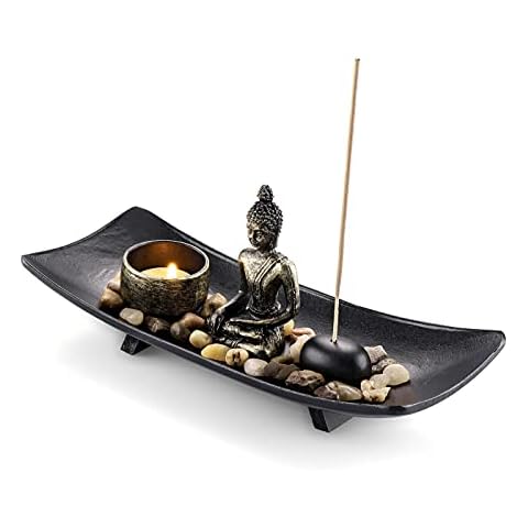 JSDDE Zen Garden Incense and Candle Holder Cover