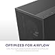 NZXT H5 Flow RGB - Compact ATX Mid-Tower PC Gaming Case - High Airflow - F360 RGB Core (CV) Included - 360mm Front & 240mm Top Radiator Support - Cable Management - Tempered Glass - Black