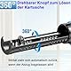 Akku Kartuschenpresse für Makita 18V Batterie,Elektrische Kartuschenpistole für 300 ml-Kartuschen,4 Geschwindigkeiten,Akku Silikonpistole für Abdichten, Spachteln, Auslaufsicher, ohne Akku