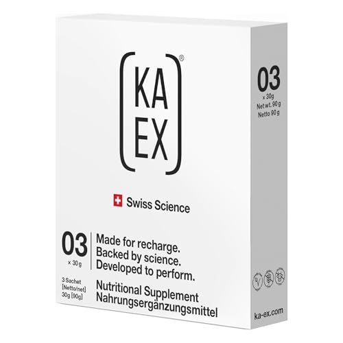 KA-EX | Kortisol-Stress-Hormon-Senker | Ashwagandha Alternative | Phosphatidylserin, L-Tryptophan, L-Glutamin, Magnesium, Aminosäuren | vegan, kalorienarm, glutenfrei
