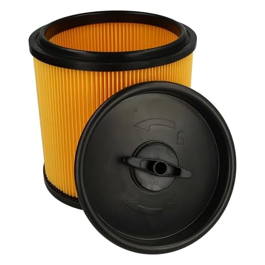 vhbw Faltenfilter kompatibel mit Lidl/Parkside PNTS 1400 C1, 1400 D1, 1400 E2, 1400 F2 - Filter, Patronenfilter