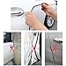 Car Door Edge Guards Self Adhesive Rubber U Channel Edge Trim Metal Edge Protection Guard for Most Car Doors, Hatches, Lockers, Panels (5Ft, Black)